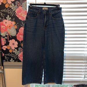 Abercrombie & Fitch Dark Blue Flare Jeans